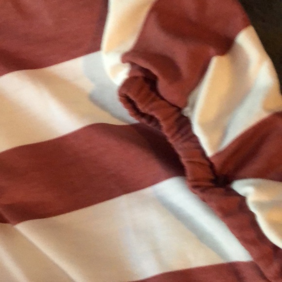 BNWOT cotton bleu striped tee VB - Picture 3 of 6